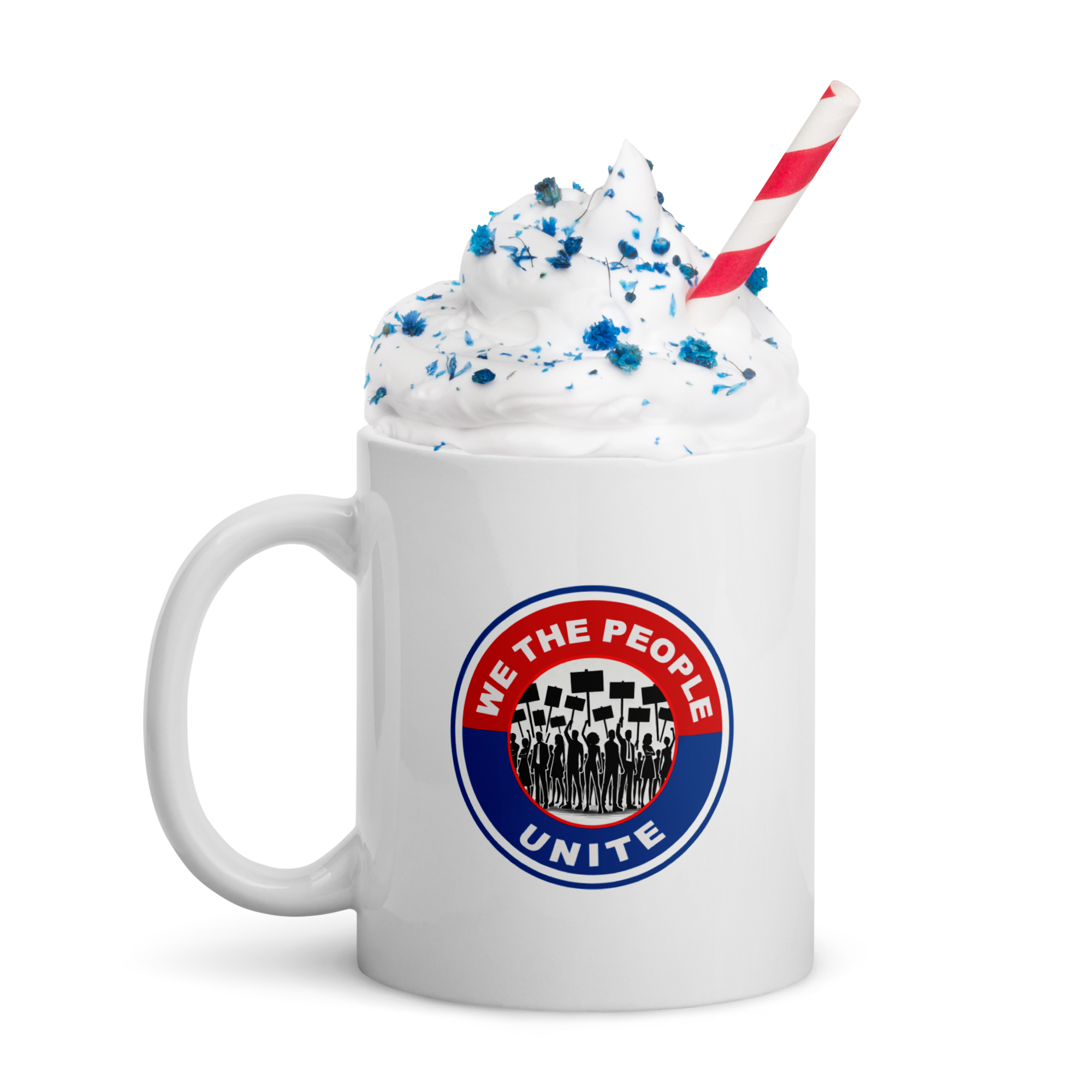 WTP Unite White glossy mug